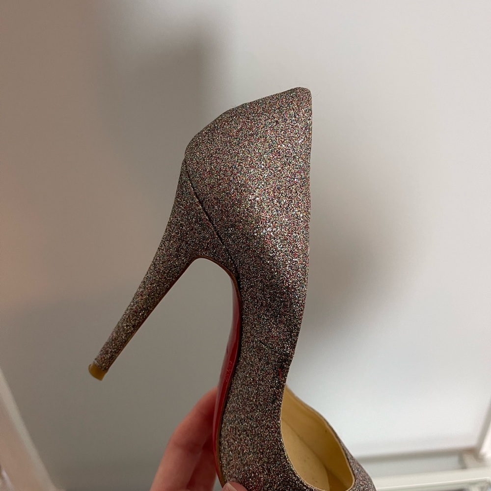 Christian Louboutin Lady Claude 120mm Multicolor Glitter - Picture 4 of 6